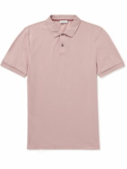 Sunspel - Cotton-Piqué Polo Shirt - Pink