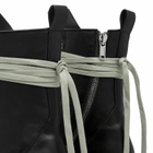 Rick Owens Men's Laceup Turbo Cyclops Boot in Black/Pearl