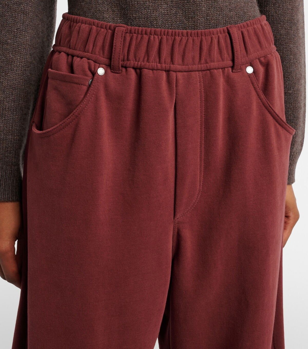 Brunello Cucinelli Cotton jersey sweatpants