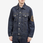 Billionaire Boys Club Men's Astro Selvedge Denim Jacket in Indigo