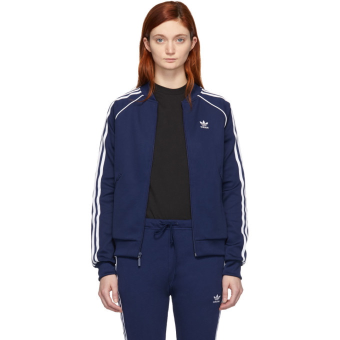 Photo: adidas Originals Blue Adicolor SST Track Jacket