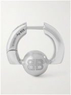 Balenciaga - Silver-Tone Single Hoop Earring