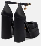 Versace - Medusa Aevitas satin platform pumps