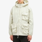 Snow Peak Men's Indigo C/N Parka Jacket in Ivory