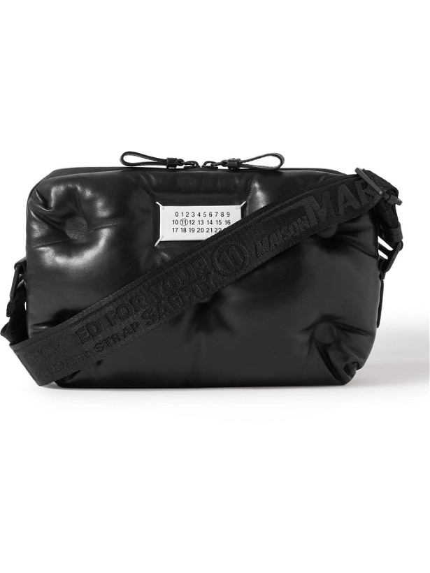 Photo: Maison Margiela - Logo-Appliquéd Padded Quilted Leather Messenger Bag