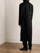 The Row - Velasco Double-Breasted Twill Coat - Black