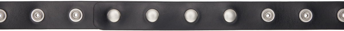 Rick Owens Black Hollywood Snap Belt