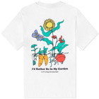 Lo-Fi Men's Garden Logo T-Shirt in White