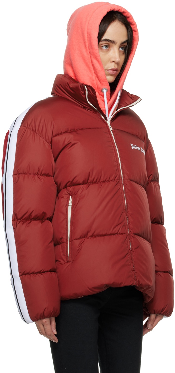 Palm Angels Red Track Down Jacket Palm Angels