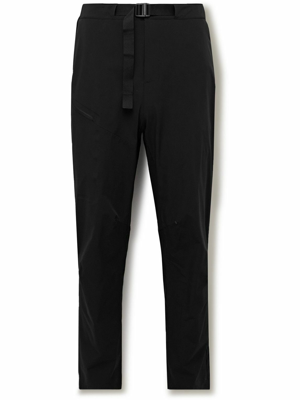 ON - Trek Tapered Ripstop-Trimmed Stretch Recycled-Shell Trousers - Black
