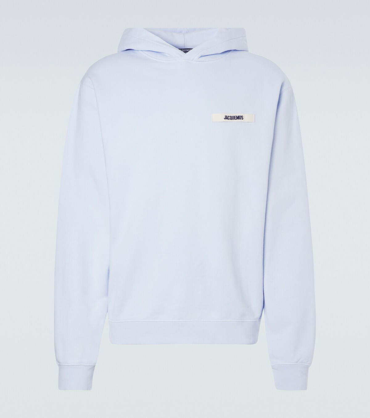 Jacquemus Gros Grain logo cotton hoodie