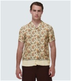 Orlebar Brown Hibbert printed bowling shirt