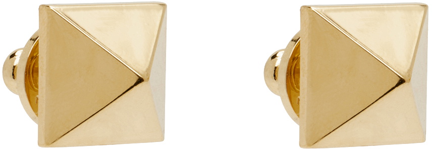 Valentino Garavani Gold Rockstud Earrings