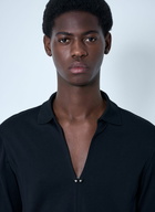 Mugler V Neck Shirt With Hardware