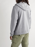 Sunspel - Cotton-Jersey Zip-Up Hoodie - Gray