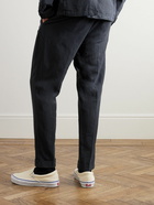 Officine Générale - Joseph Lyocell, Linen and Cotton-Blend Twill Drawstring Suit Trousers - Blue