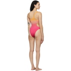 BOUND by Bond-Eye Pink and Orange The Milan One-Piece Swimsuit