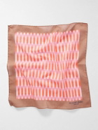 Richard James - Striped Cotton-Voile Pocket Square