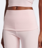 Norba Foldover flared leggings