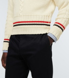 Thom Browne - Cable-knit crewneck sweater