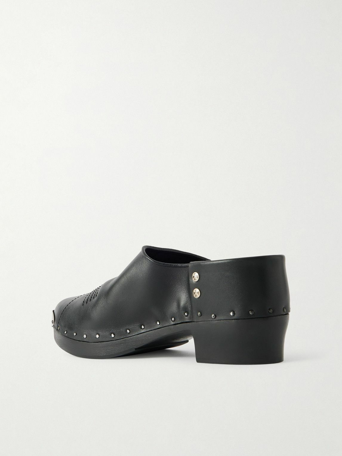 Enfants Riches Déprimés - Studded Leather Clogs - Black