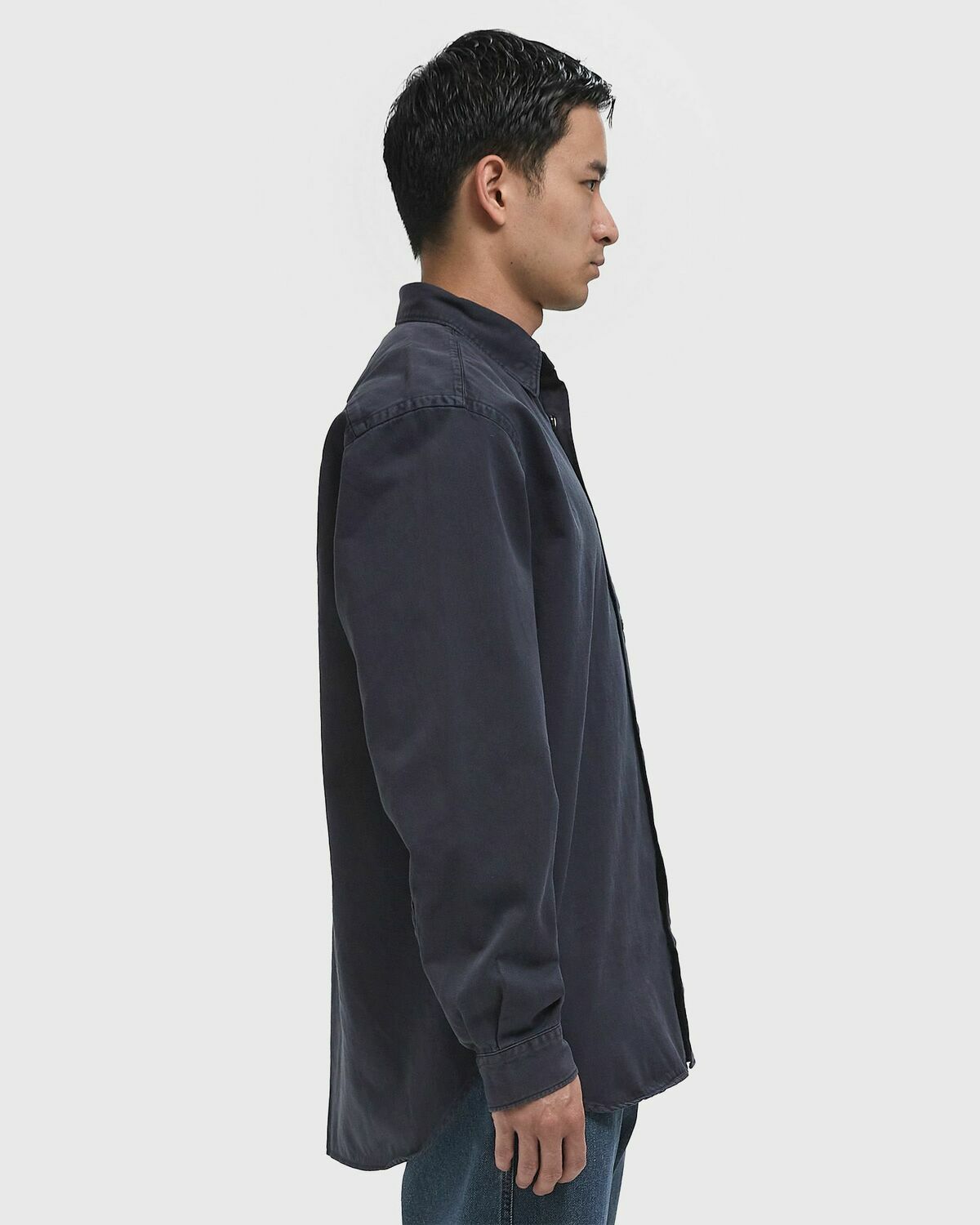 CLOSED FORMAL ARMY SHIRT Blue Mens Longsleefe