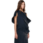 ISSEY MIYAKE SSENSE Exclusive Navy Mercury Top