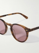 Mr Leight - Luckman S Round-Frame Tortoiseshell Acetate and Gold-Tone Sunglasses