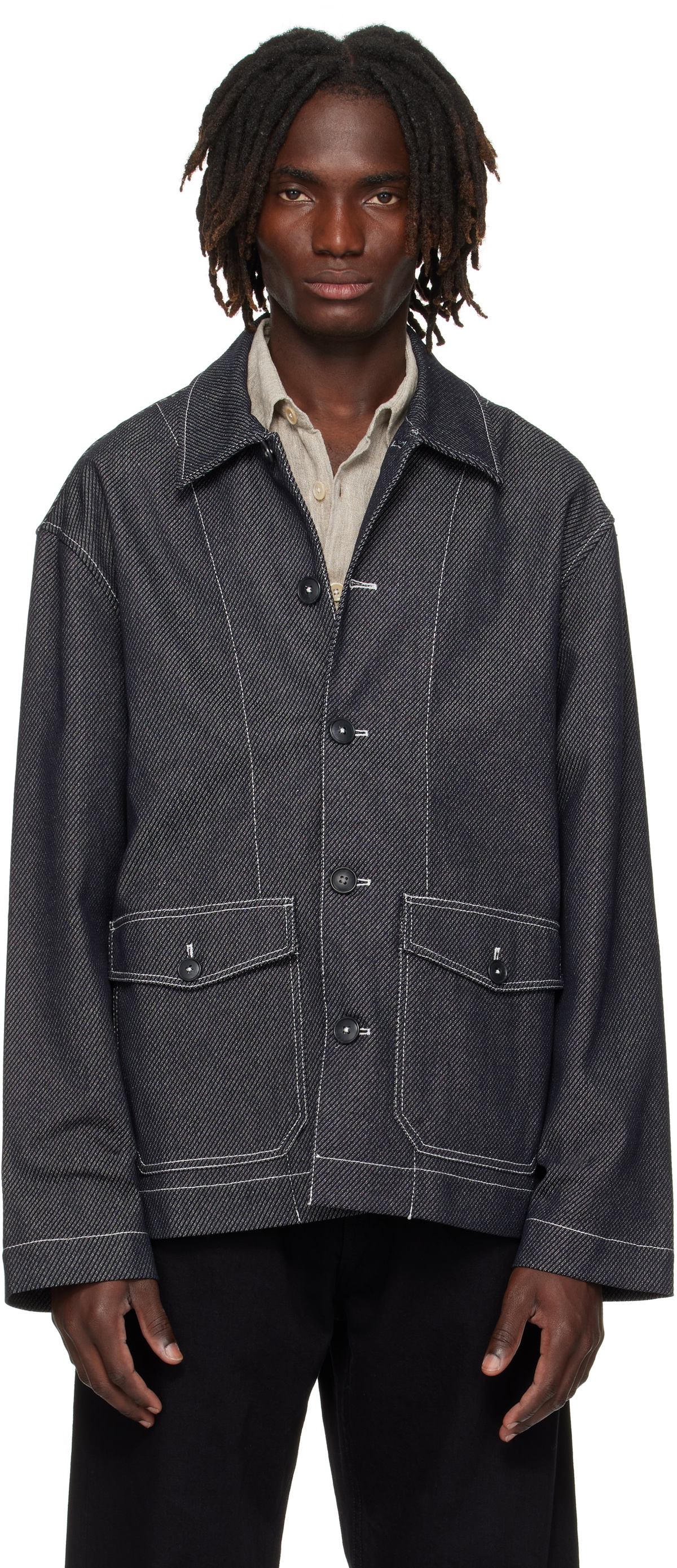 ジャケット・アウター archives coated denim jacket nomassprod archives coated denim jacket nomassprod - メルカリ