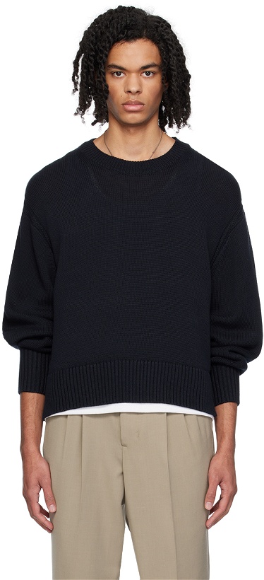 Photo: Guest in Residence Navy Breezy Sweater