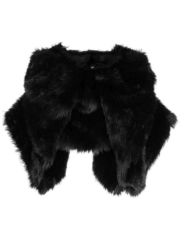 Photo: COMME DES GARCONS - Faux Fur Cropped Jacket