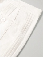 SMR Days - Pines Pintucked Cotton Shorts - Neutrals