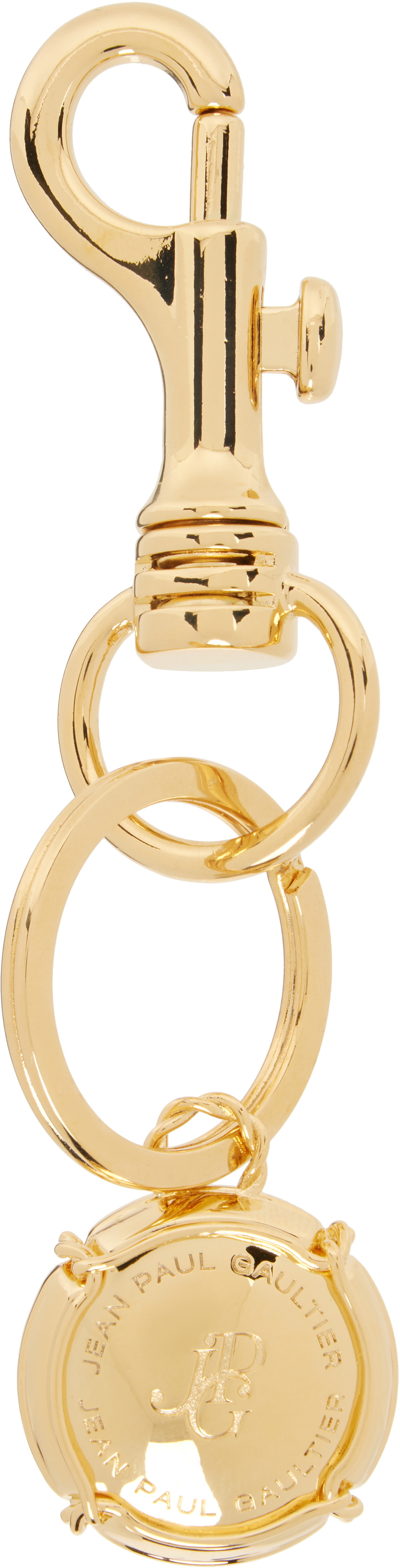 Jean Paul Gaultier Gold 'The Champagne' Keychain