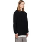 Rick Owens Black Tower Pullover Hoodie