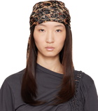 Collina Strada Brown Princess Foulard Scarf