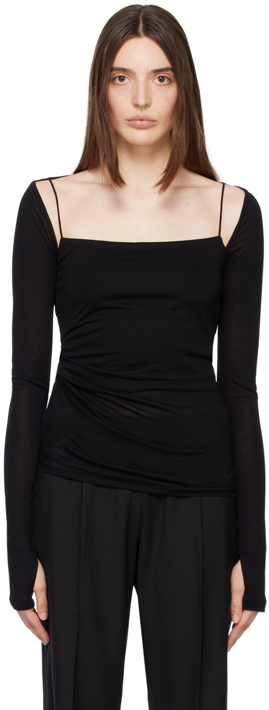 Helmut lang long sleeve カットソー Helmut Lang Long-Sleeve Seatbelt Tee | HELMUTLANG.COM
