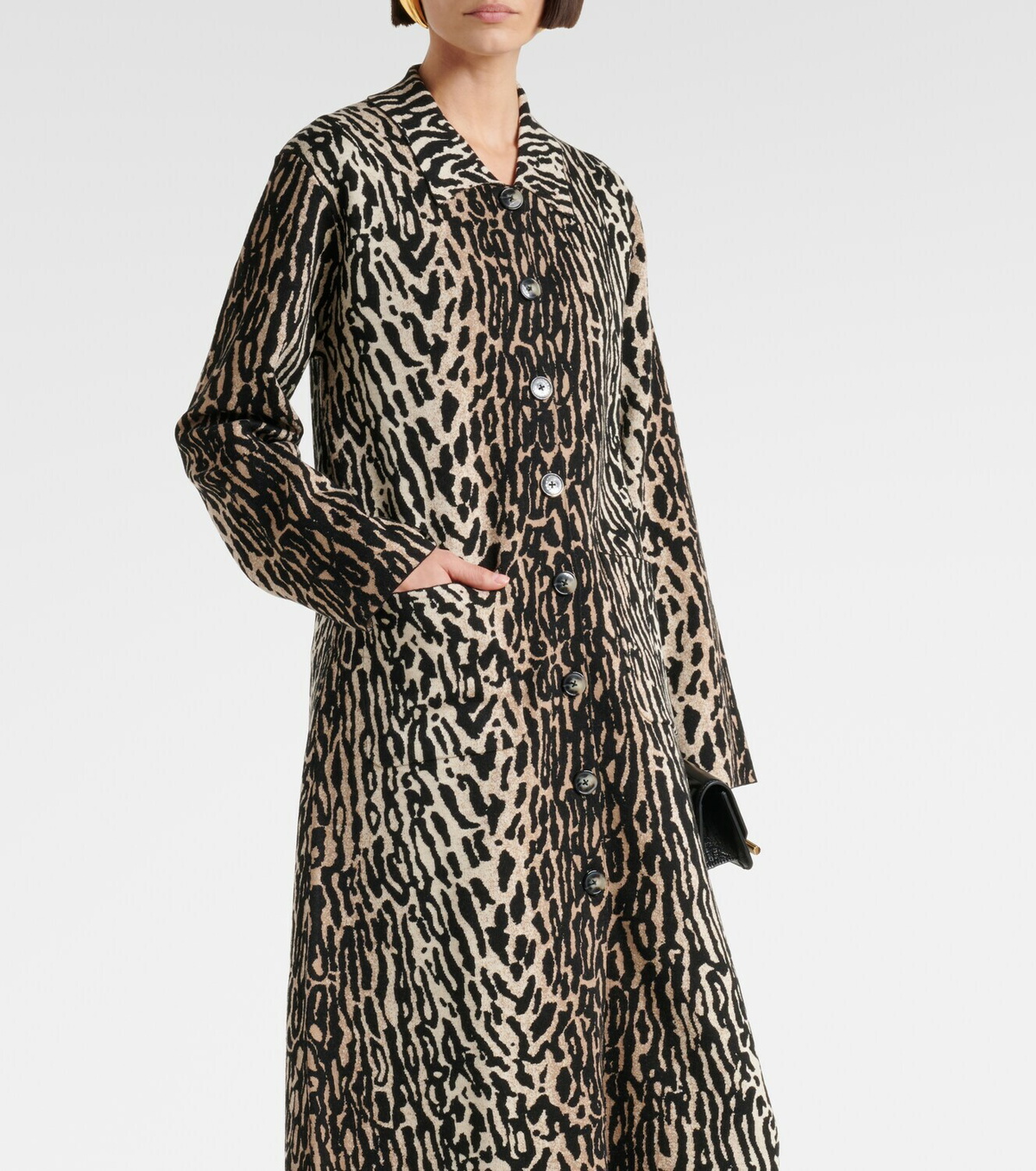 Rixo Jacoba jacquard coat