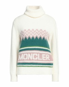 Moncler Womens Turtleneck in Off white