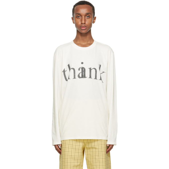 Photo: Gucci Off-White Think/Thank Long Sleeve T-Shirt