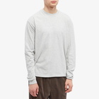 Auralee Men's Long Sleeve Seamless T-Shirt in Heather Grey