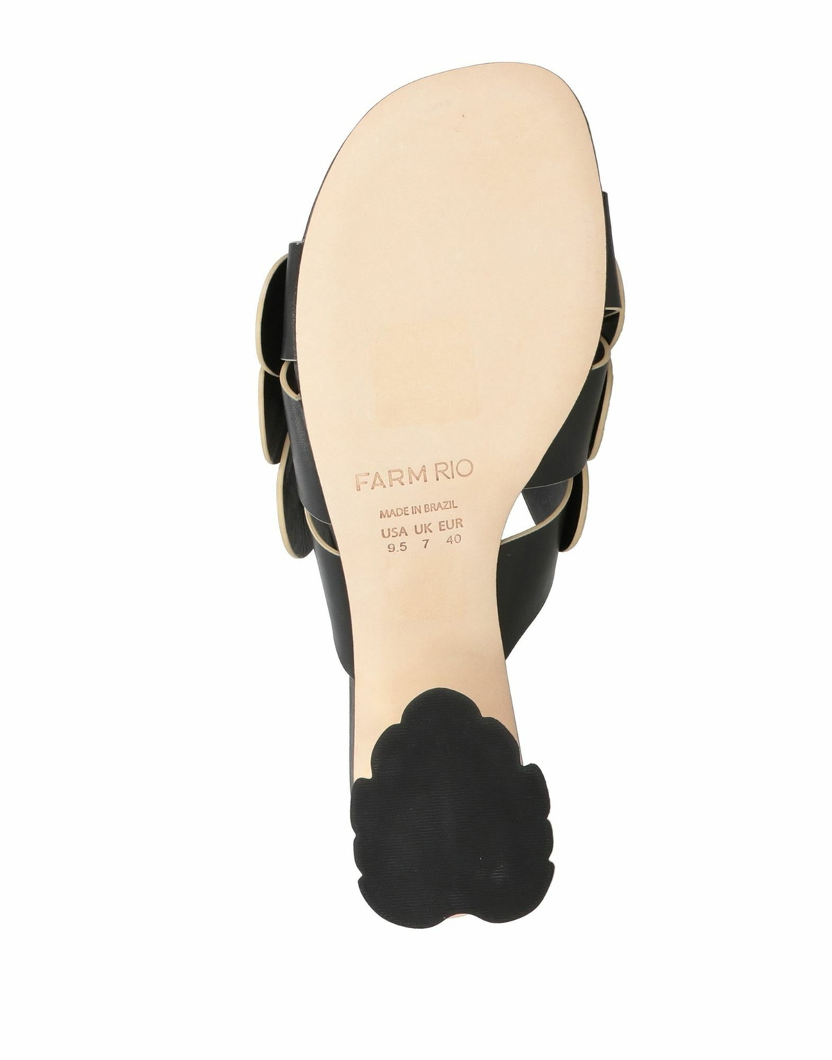 Farm Rio Womens Sandals in Black