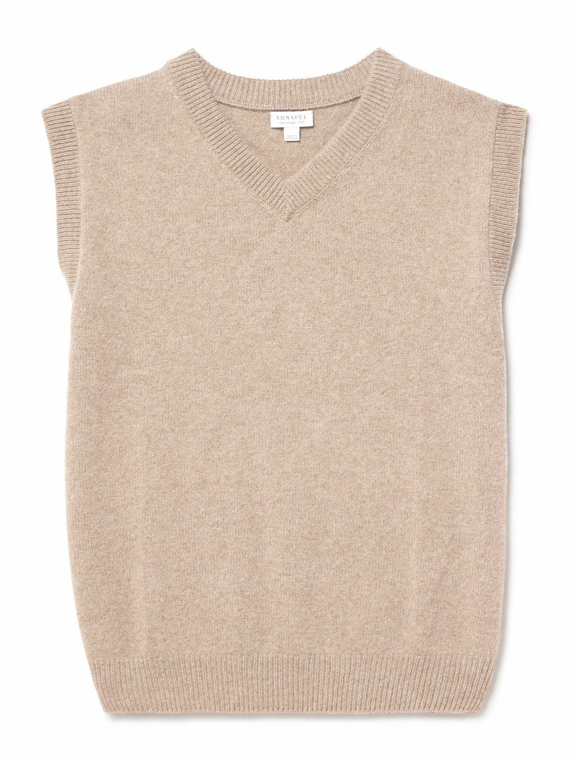 Sunspel - Wool Sweater Vest - Neutrals