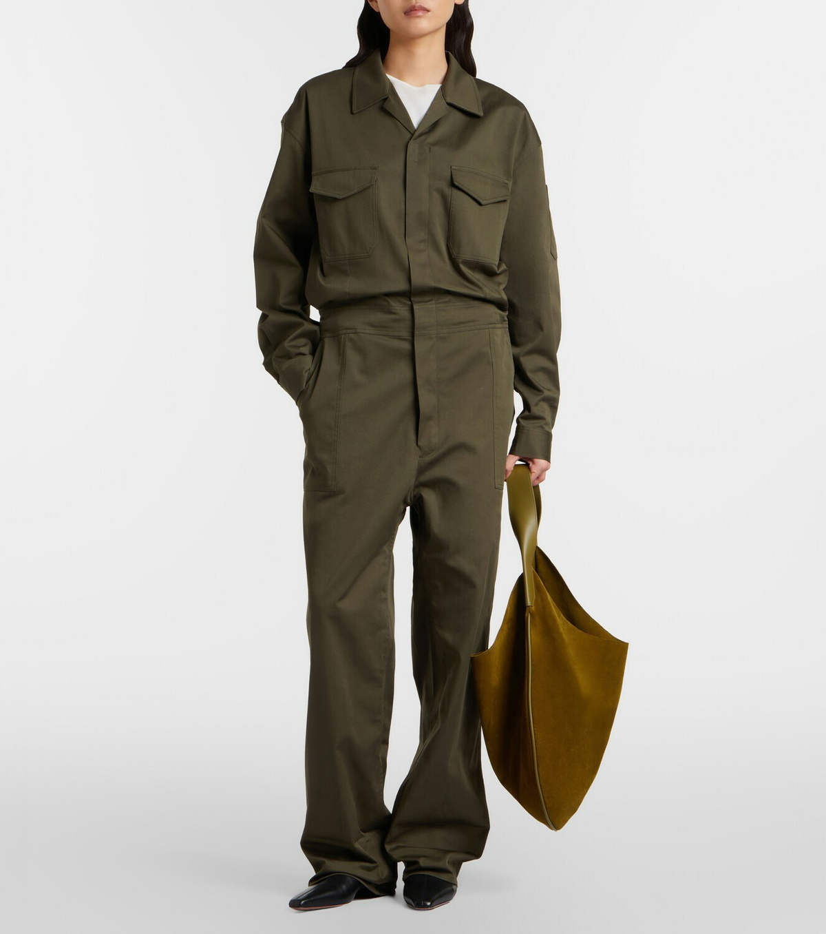 The Frankie Shop Ardea cotton jumpsuit