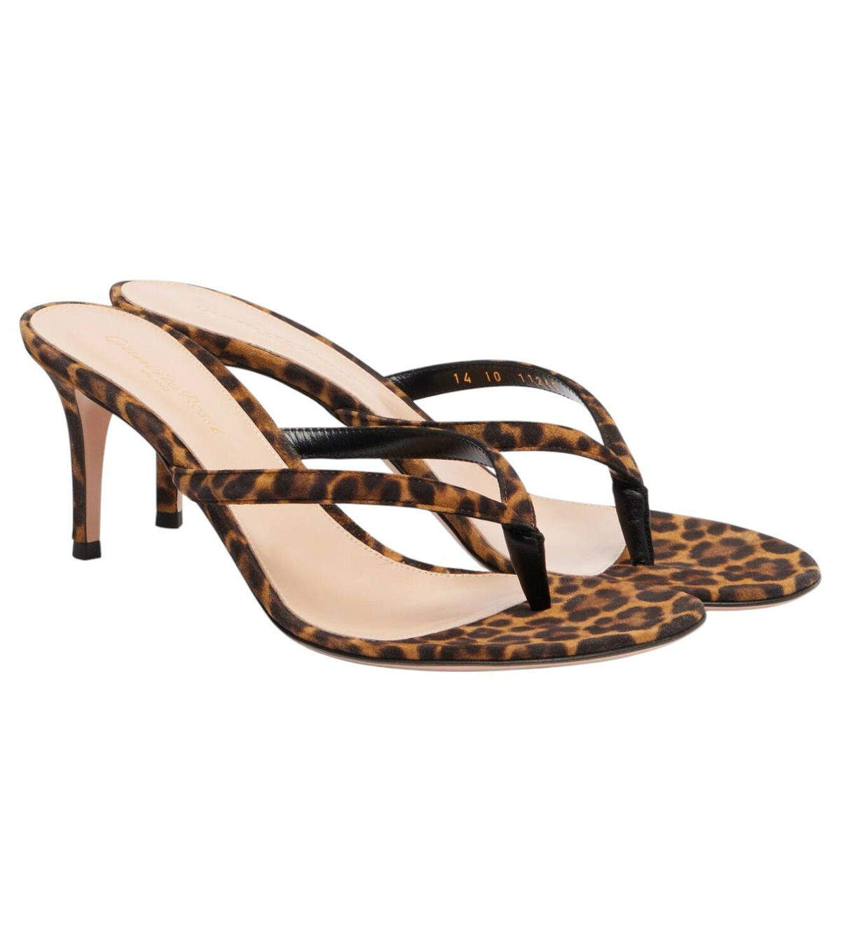 Gianvito Rossi 70 bow-detail velvet platform sandals