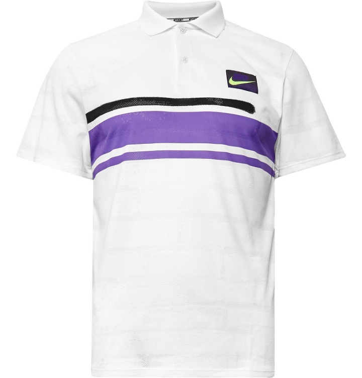 Photo: Nike Tennis - NikeCourt Advantage Perforated Dri-FIT Tennis Polo Shirt - White