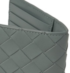 Bottega Veneta - Intrecciato Leather Passport Cover - Gray