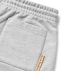 Acne Studios - Fort Slim-Fit Mélange Fleece-Back Cotton-Blend Jersey Shorts - Gray