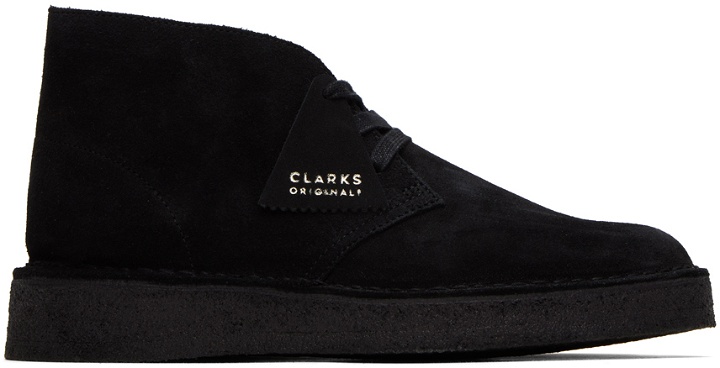 Photo: Clarks Originals Black Coal Desert Boots