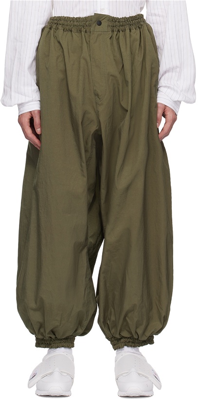 Photo: Hed Mayner Green Reebok Edition Trousers