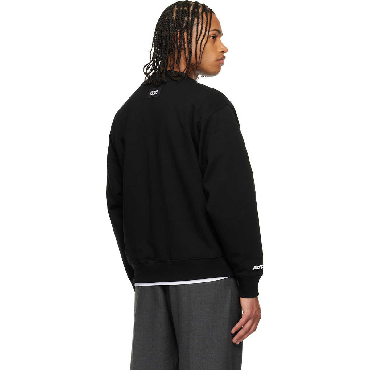 AAPE by A Bathing Ape Black 'AAPENOW' Heart Moonface Cardigan